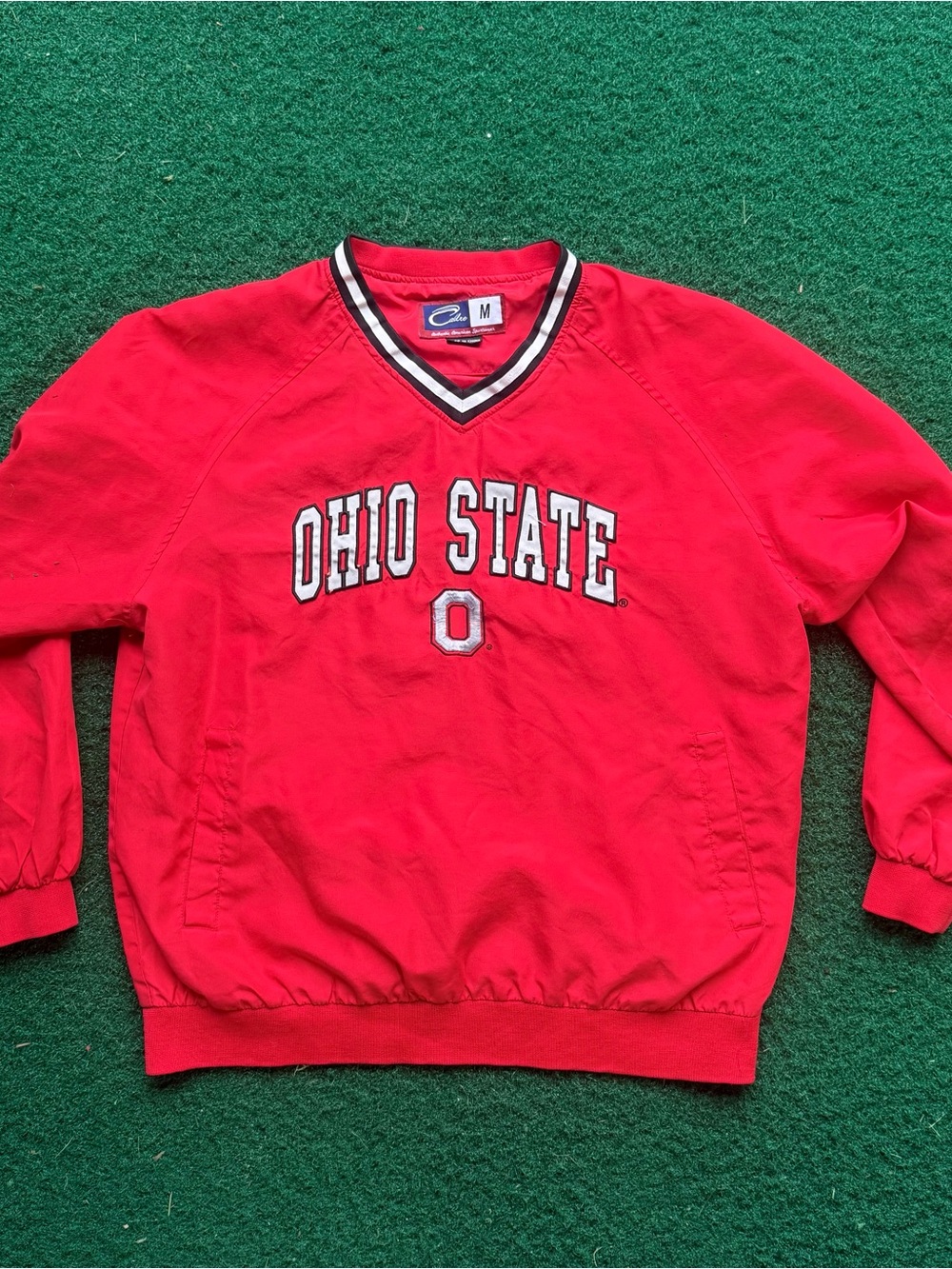 Ohio State Red Windbreaker Pullover Jacket - Size M